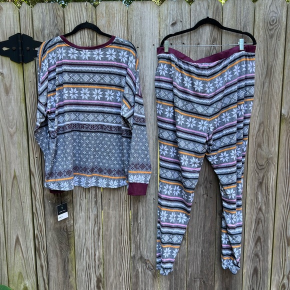 SIMPLY VERA VERAWANG Isle 2 Piece Lounge Sleep Pajama Set Sz XXL NWT NEW - Picture 15 of 16